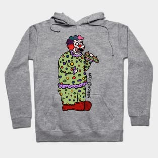 clown eating a sandwich! Hoodie